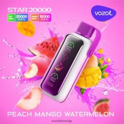 Vozol Vape Cena - VOZOL STAR 20000 breskev mango lubenica 266628411