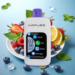AirFuze Smart 30000 Puffs Modra Malina Ledeni, 5% nikotina, 900mAh, Type-C