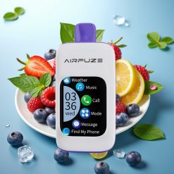 AirFuze Smart Pro 40000 Puffs 900mAh Modra Robidna Ledena 20ml 2%/5%
