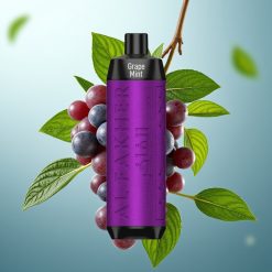 Al Fakher Crown Bar 8000 Crystal Enkratna Vape Grozdje Meta 18ml 5mg 8000 Pufov