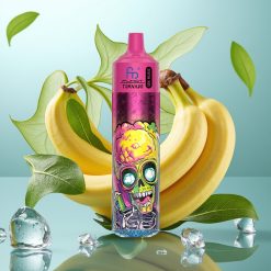 Fumot RandM Tornado 30000 Puffs Bananovo ledeni 30mL 2%/5% 1.0 Ohm