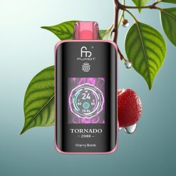 Fumot Tornado 25000 Puffs HD Screen 700mAh 20ml Češnjevi Bombardir