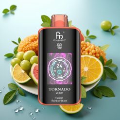 Fumot Tornado 25000 Puffs HD Screen, 700mAh, Type-C, Tropska Mavrična Eksplozija