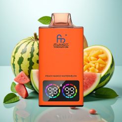 Fumot Tornado 35000 Dual Mesh Coil 15ml Hitro Polnjenje USB-C Breskova Mangova Lubenica