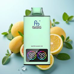 Fumot Tornado 35K Bela Gumijasta Ledena dvojno mrežasto tuljavo, USB-C, RGB