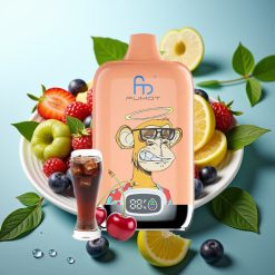 Fumot Tornado Digital Box 12000 Puffov Mešane Jagode, 20ml, 550mAh, Tip-C