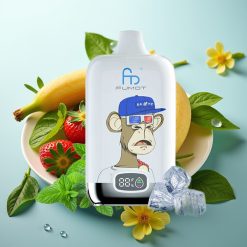 Fumot Tornado Digital Box 12000 Puffs 20ml 550mAh Tip-C Jagoda Banana MTL