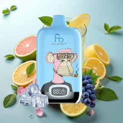 Fumot Tornado Digital Box 12000 Puffs 20ml Roza Limonada Tip-C Polnjenje Mesh Coil