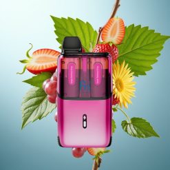 Fumot Ultra T32000 32000 ponovnih uporab, 800mAh, 24ml, Grozdje Rainbow Drops - Jagoda Rainbow Drops