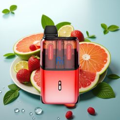 Fumot Ultra T32000 32000 ponovnih uporab + tip-C hitro polnjenje + 800mAh baterija + jagoda-grepfrut jagoda-pitahaja