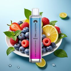 Hayati Pro Max 4000 Puffs Disposable Vape Modra Malinna Žele Bärenka, 5% Nicotine, 1400mAh