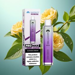 Hayati Pro Max 4000 Puffs Enkratna E-cigareta Poletne Sanje, 5%, 1400mAh