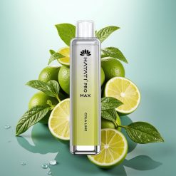 Hayati Pro Max 4000 Pufov Enkratna Vapa Cola Lime 2ml/10ml 5% 1400mAh