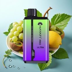 Hayati Pro Ultra 15000 Puffs 850mAh 2×12ml 2% Kiwi Grozdja Malina