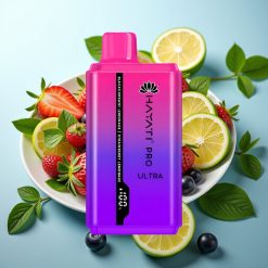 Hayati Pro Ultra 15000 Puffs 850mAh 2×12ml 2% Črni ribez limonada jagoda limonada