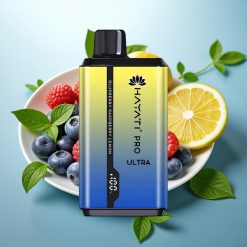 Hayati Pro Ultra 15000 Puffs 850mAh 2×12ml Borovnica Malina Limona
