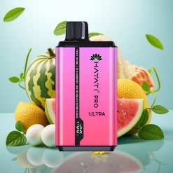 Hayati Pro Ultra 15000 Puffs Sadni Bomb Jagoda-Lubenica Bubblegum 2×12ml 2%