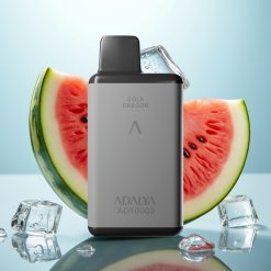 Adalya AD 10000 Puffs Space Gray 14ml 2% USB-C Lubenica Led (Watermelon Ice)