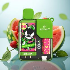 Aivono AIM-TANK 9500 Ponovljivih Vdihov 18ml/650mAh 1.2Ω Jagoda-Lubenica