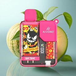 Aivono AIM-TANK 9500 Puffs 18ml/650mAh/LCD/1.2Ω/Mreža/Češnja Dinja