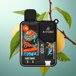 Aivono AIM-TANK 9500 pufov, 18ml, LCD, tropski mango