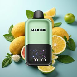 GEEK BAR 2GO 50000 Pufi Interaktivni Ekran 3-stopnje Okus/Hlad Dual Tank 20mL Kislo Sadje