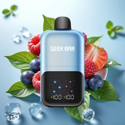 GEEK BAR 2GO Dve Seriji 50000 Puffov 20ml 5% Nikotina Borovnica Malina Led